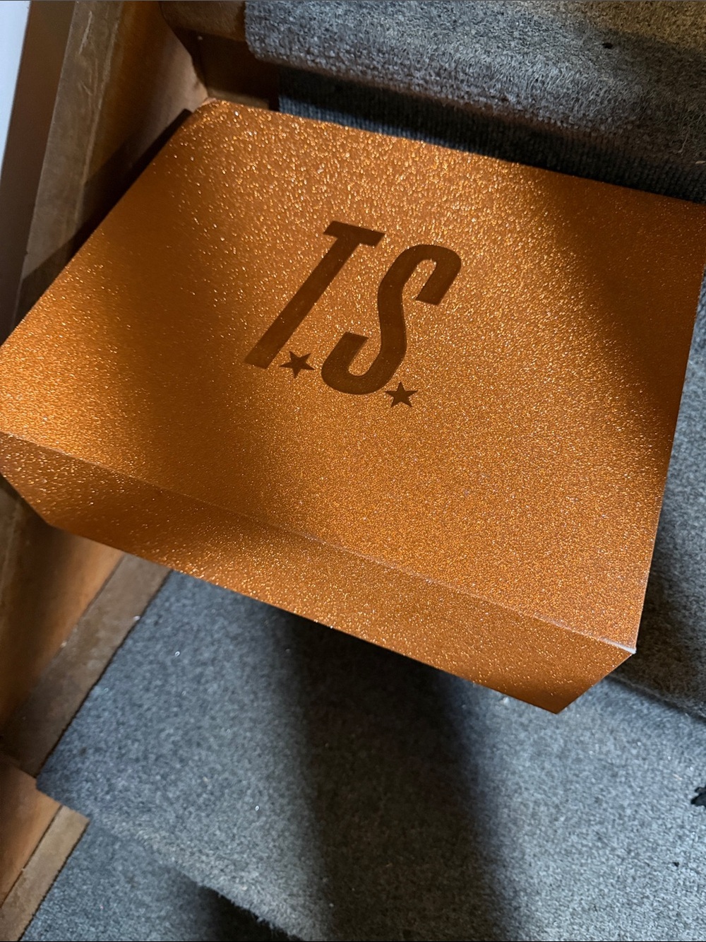 Taylor Swift Glittery Orange Box Sweater/Cardigan Gift Box Accent